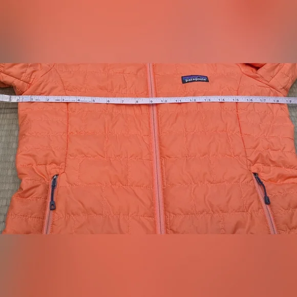 Patagonia Nanopuff Full Zip Jacket Apricot Orange Women's Size Small - Picture 5 of 6